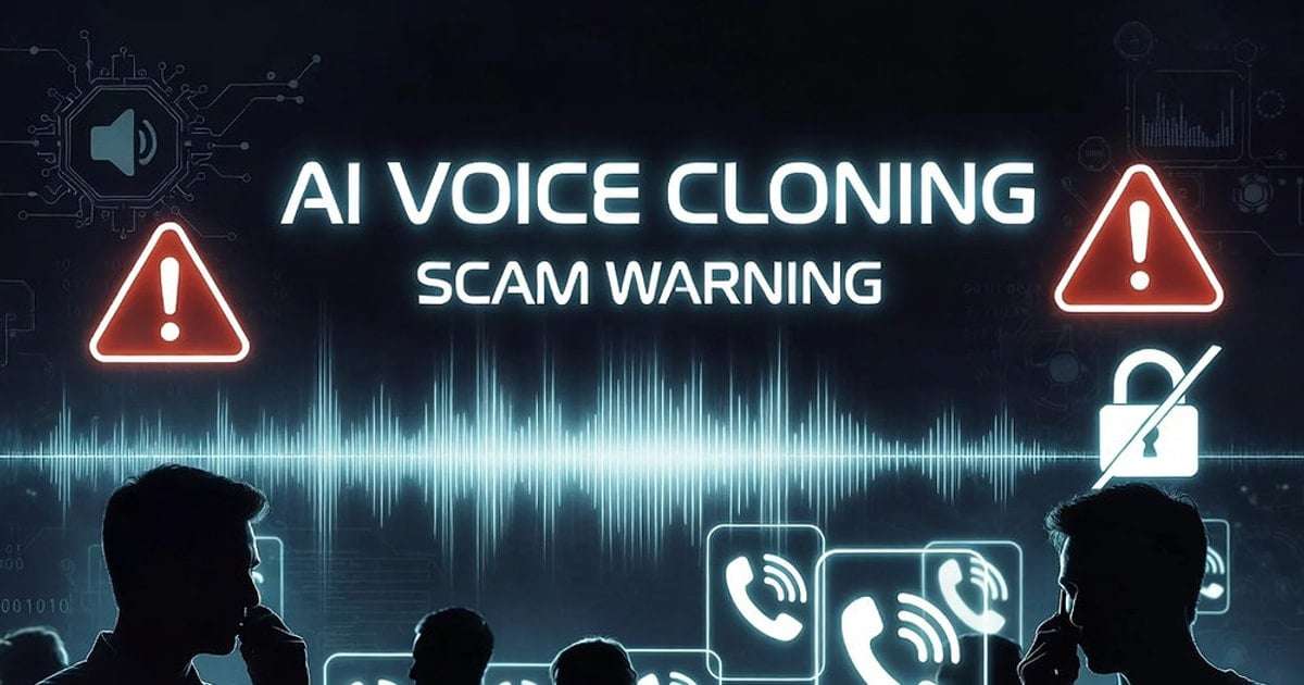 警告：AIを利用した音声クローン詐欺が増加しています。