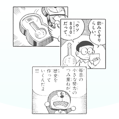 ドラえもんに出てくる好きな道具上位3つを挙げて合ったら親友