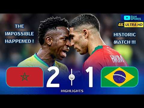 É DE ARREPIAR! O MUNDO PAROU PARA VER O MARROCOS VENCER O BRASIL PELA PRIMEIRA VEZ NA HISTÓRIA !