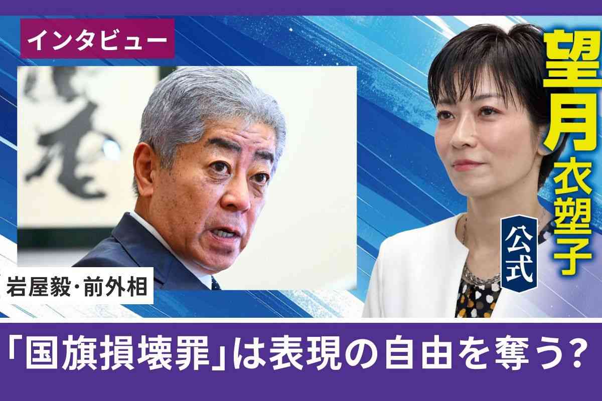 〈動画〉望月衣塑子記者が岩屋毅・前外相に聞く 「国旗損壊罪」は表現の自由を奪う？：東京新聞デジタル