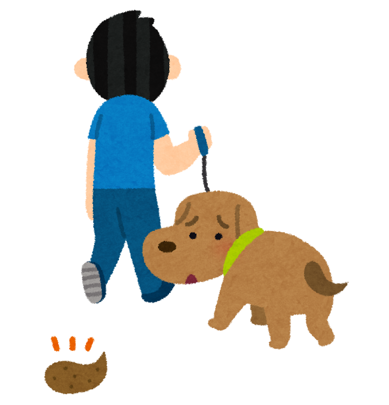 いまだにペットの糞を放置する飼い主がいる