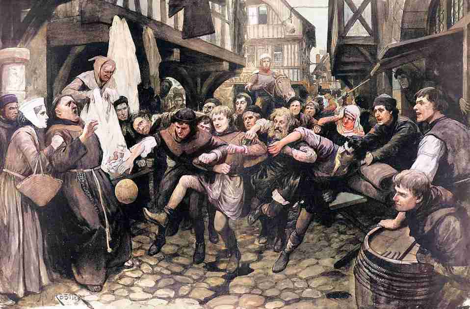 The lost, lawless tradition of Shrovetide football | London Museum