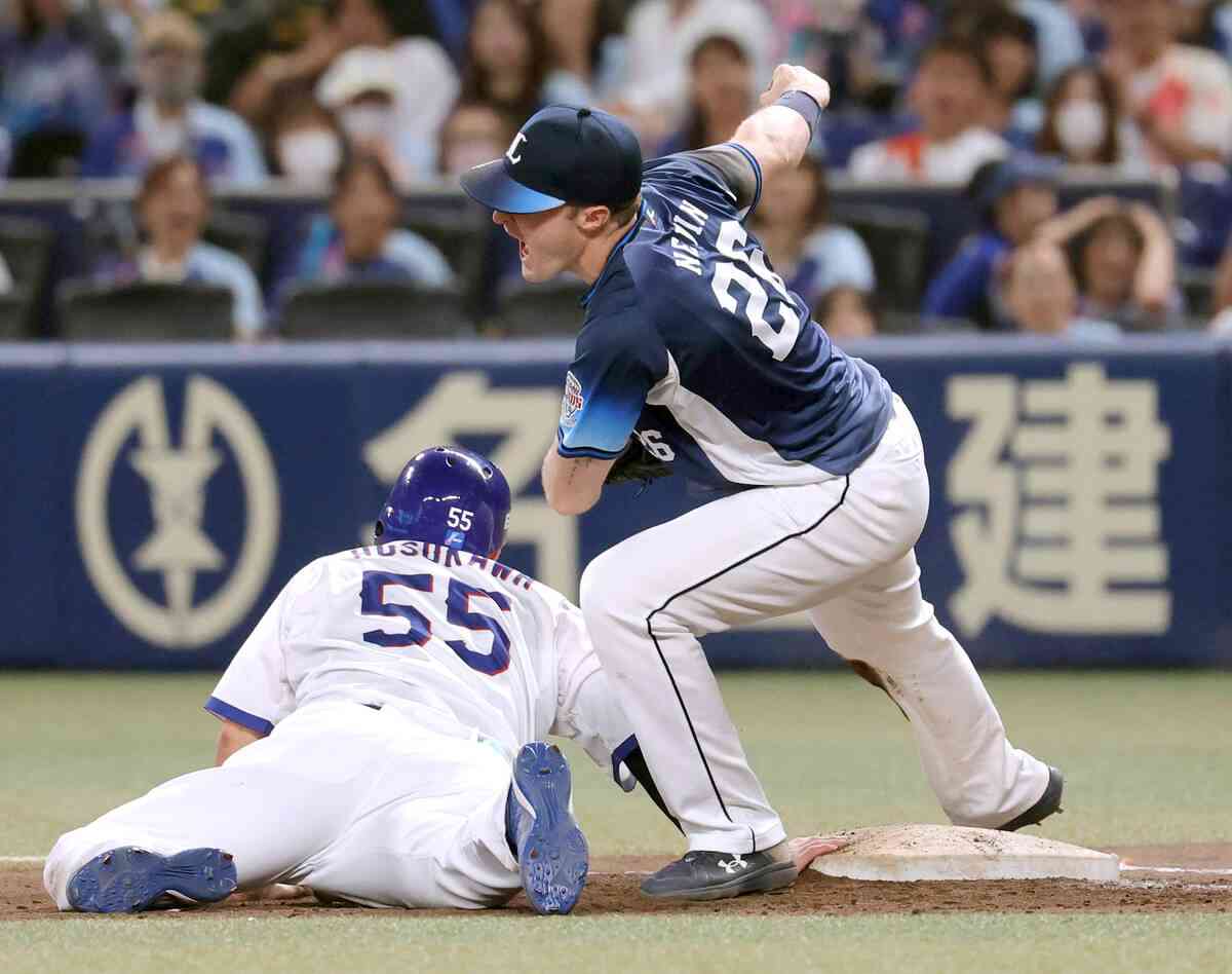 【中日】井上一樹監督、怒り隠せず「あってはならないプレー」延長11回2死満塁で細川成也が一塁けん制死…直後に3点勝ち越し許す 連敗で今季ワースト更新の借金17