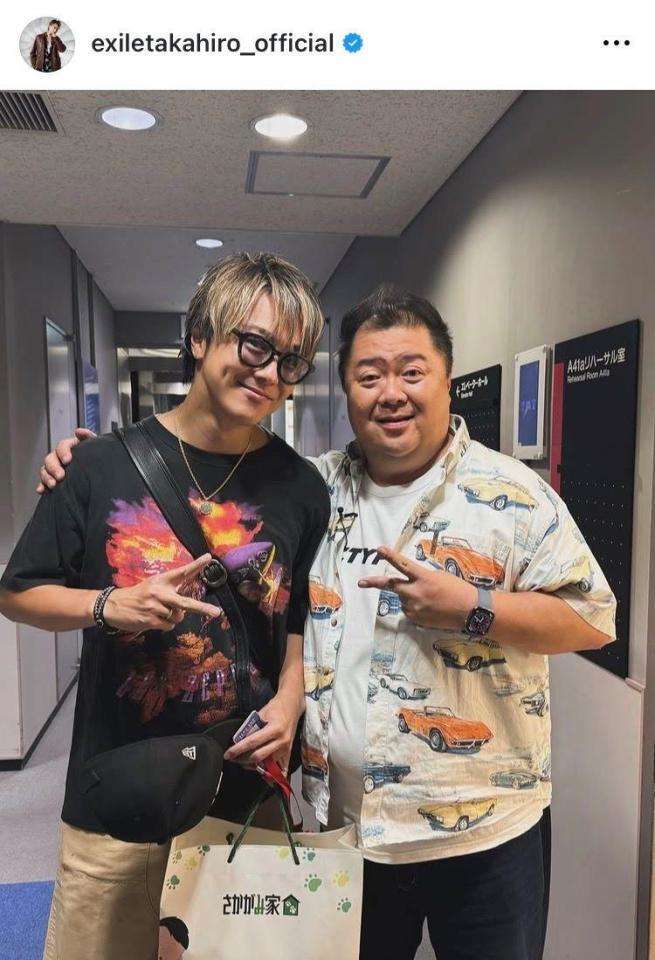 「ちょっぴり似てる」「これはヤバい」TAKAHIRO「兄貴」と久々遭遇で2Sにファン歓喜