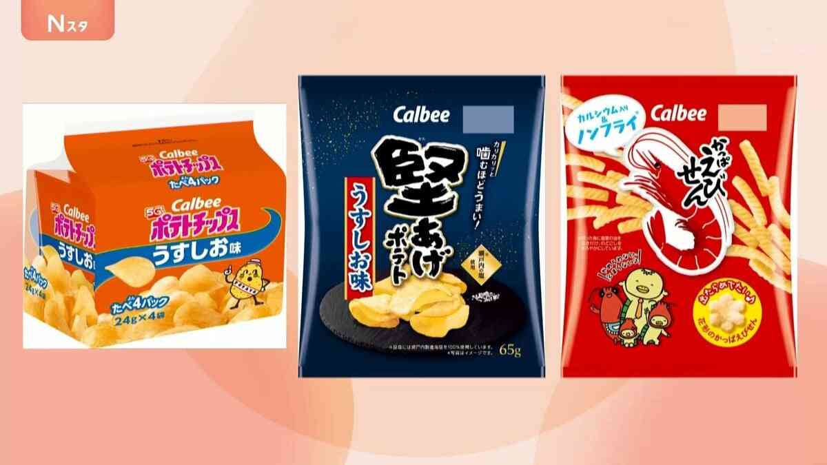 カルビー順次値上げへ 10月1日納品分から最大15%程度 「ポテトチップス」「かっぱえびせん」など75品目