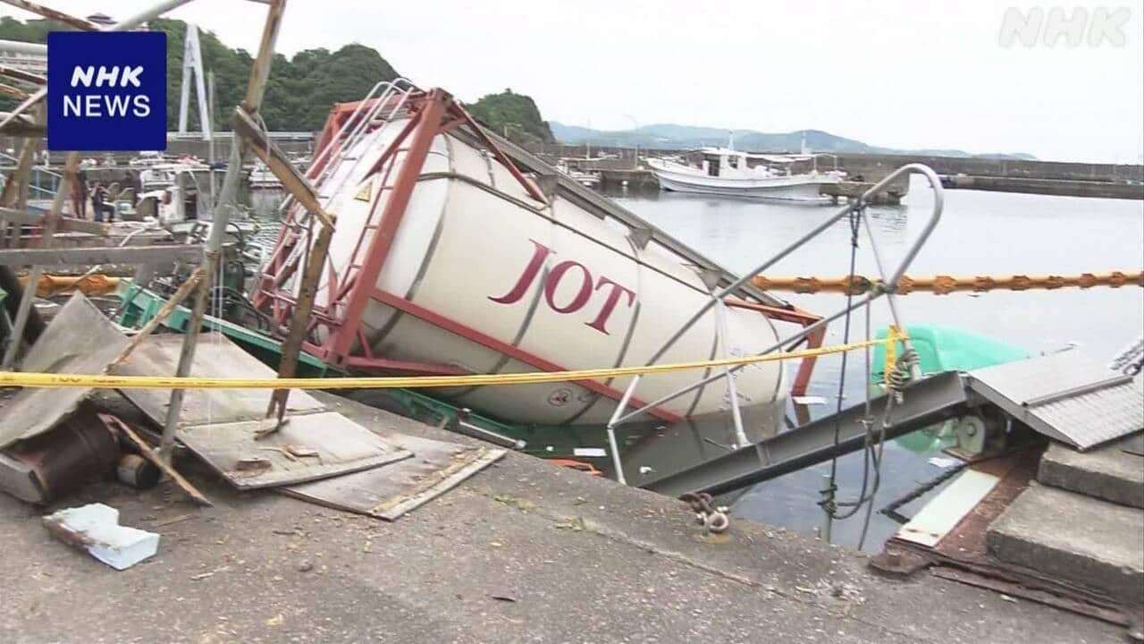 タンクローリー転落 81歳男性が海に飛び込み運転手救出 和歌山 | NHKニュース | 事件・事故、和歌山県