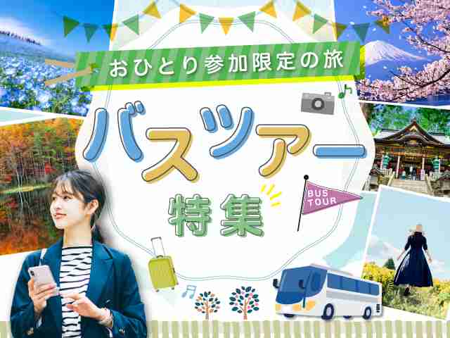 おひとり参加限定 日帰りバスツアー・旅行