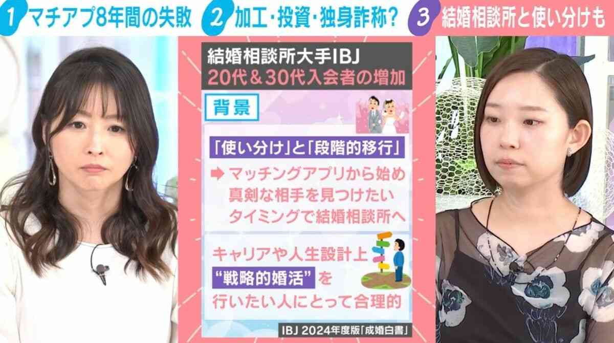 20～30代は「戦略的婚活」トレンドはマチアプと結婚相談所の“使い分け”…マチアプ婚の楪望アナ（39）本音を告白「私は8年もかけたくなかった…」 | 国内 | ABEMA TIMES | アベマタイムズ