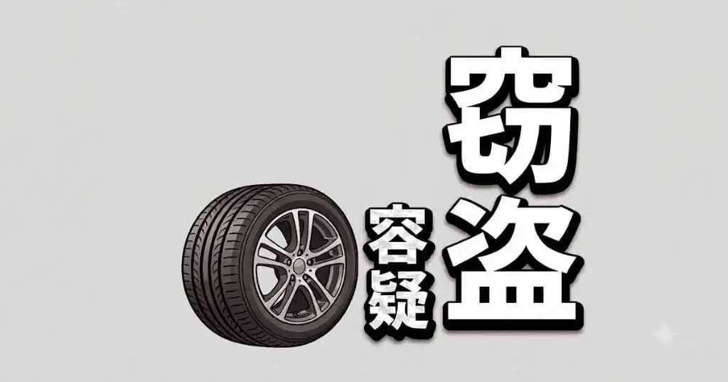 中国籍の住所不定・無職の男(56)をタイヤ窃盗容疑で緊急逮捕　日本語ほとんど話せず　民家の敷地内からホイール付きタイヤ数本を盗み逃走→被害男性が逃走車を目撃　岩手・九戸村 (IBC岩手放送)