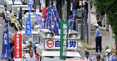 「農家を守ろう」新潟で百姓一揆　コメ農家、厳しい経営訴えデモ | NEWSjp