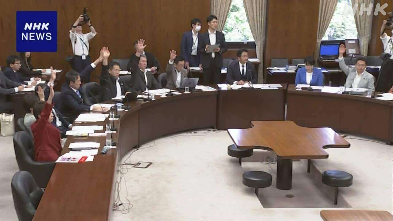 個人情報保護法改正案 参議院特別委員会で可決　個人の権利を侵害するおそれが少ない場合、病歴や犯罪歴など本人の同意の必要なく取得可能に
