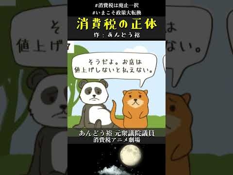 #消費税の正体 消費税は売上税だった！　 #いまこそ政策大転換 #消費税は廃止一択 #あんどう裕 #安藤裕 #見てちょうダイナ #政府の赤字はみんなの黒字