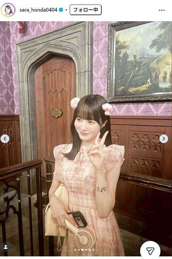 本田紗来、マリーちゃんコス攻撃が激烈すぎる　大学のお友達とTDL「最強に可愛いオーラ」「心奪われました」　高偏差値高→難関大入学