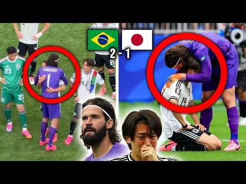 Pure Class! Alisson Comforts Heartbroken Japan Players After Brazil Eliminated Japan From World Cup