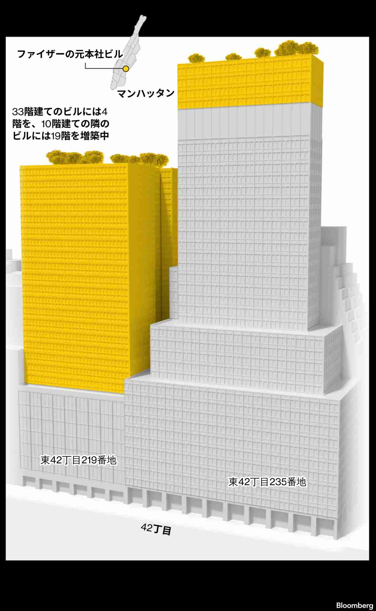 マンハッタン高層ビルに崩落のリスク、「不安定な状態」と市長が警告