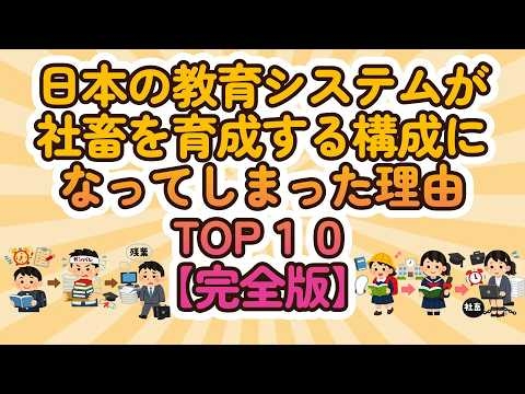 日本の教育システムが社畜を育成する構成になってしまった理由TOP10【完全版】