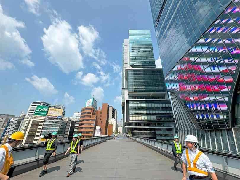 【レポート】東西をつなぐ「未来の空中回廊」　渋谷「スカイウェイ」工事現場を歩く | SHIBUYA X WATCH｜渋谷文化プロジェクト