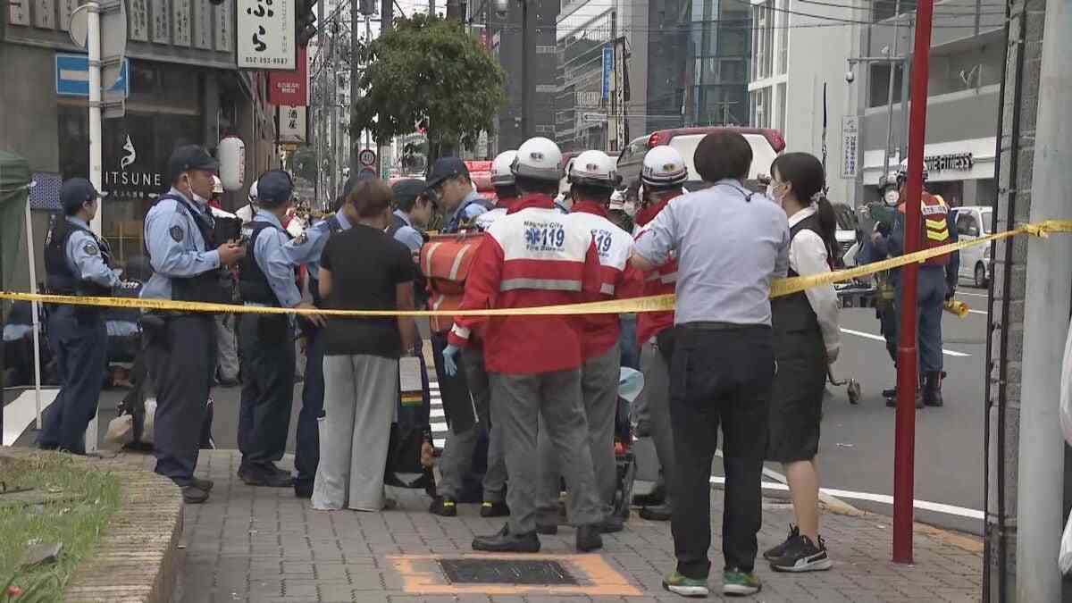 「過呼吸のような症状に｣ 郵便局で“スプレー”噴射 8人体調不良 男女5人搬送 スプレー持っていた男性から事情を聴く 誤って“熊よけ”噴射か 名古屋･中区金山