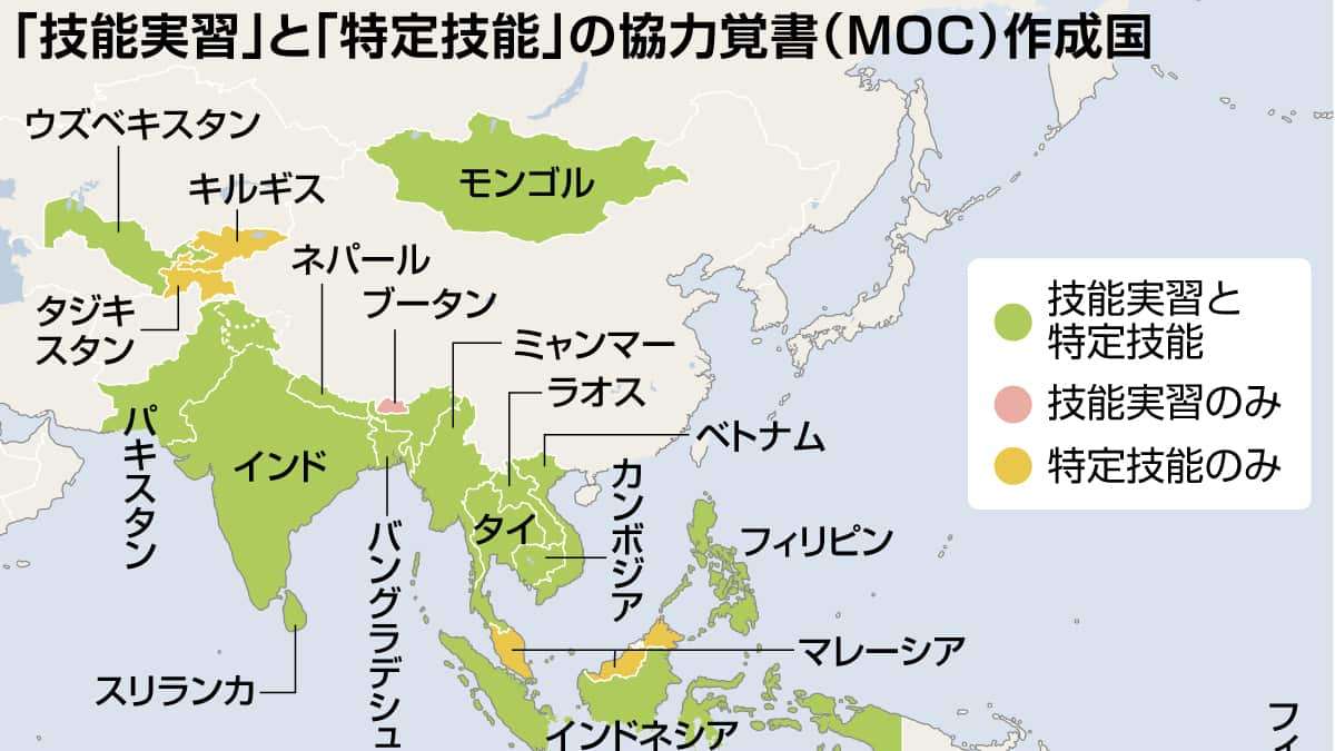 外国人「育成就労」2年で最大42万人受け入れ　タイと初の協力覚書、識者「トルコとも」　「移民」と日本人 - 産経ニュース