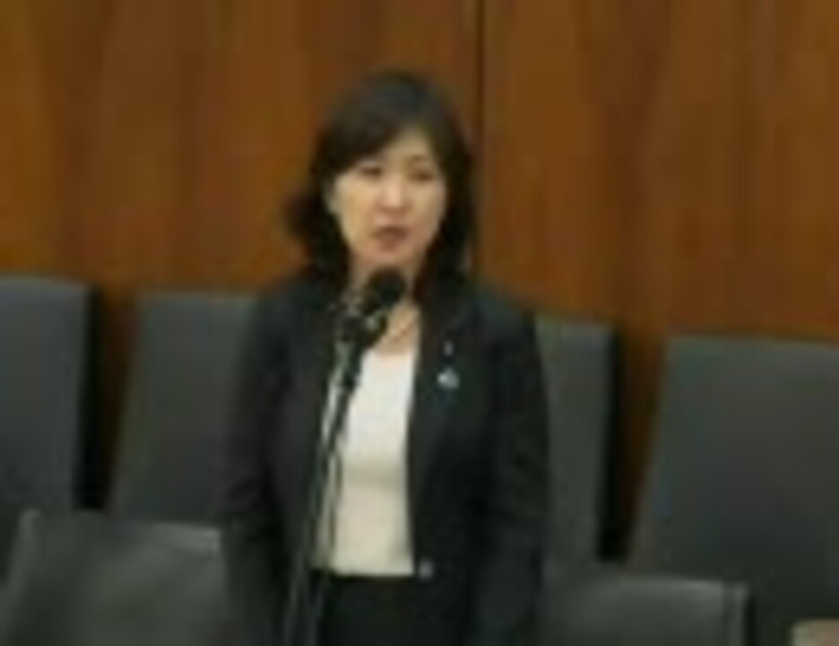 稲田議員vs赤松大臣 外国人参政権 - ニコニコ動画