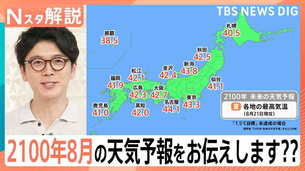 東京が43℃、冬にも夏日…環境省が描く2100年 未来の天気予報は現実に？