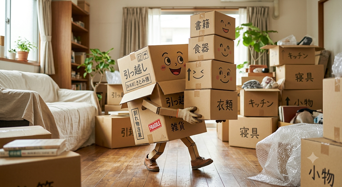 【引っ越し】荷造りのコツ