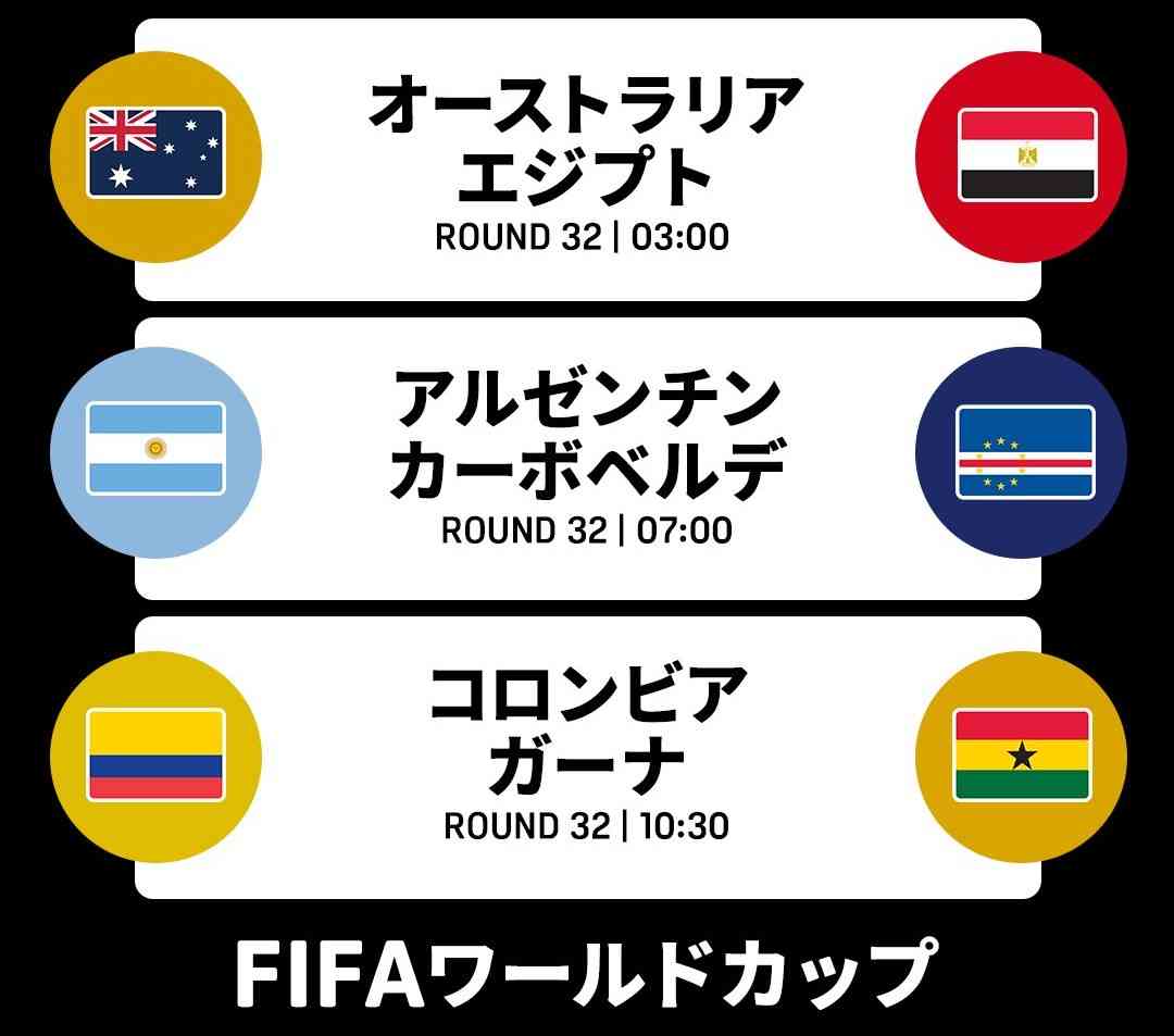 【実況・感想】FIFA ワールドカップ 2026 総合トピ23日目