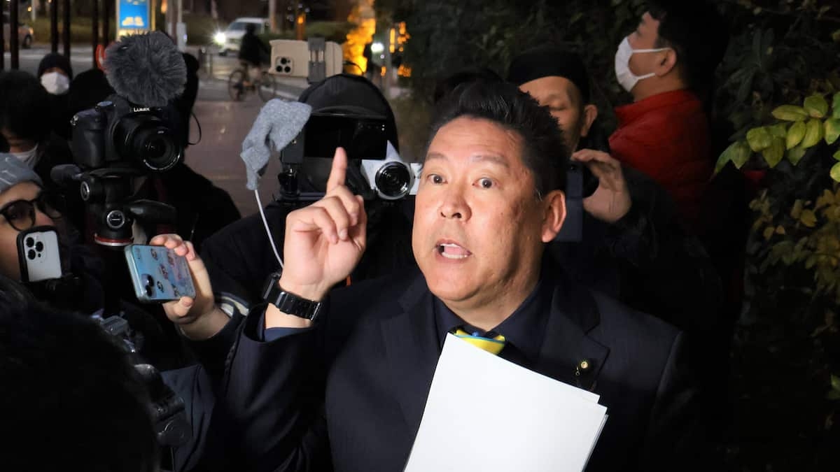 「出てこい奥谷」「あまり脅して自殺されても困る」N党立花氏の演説に沸く聴衆 - 産経ニュース