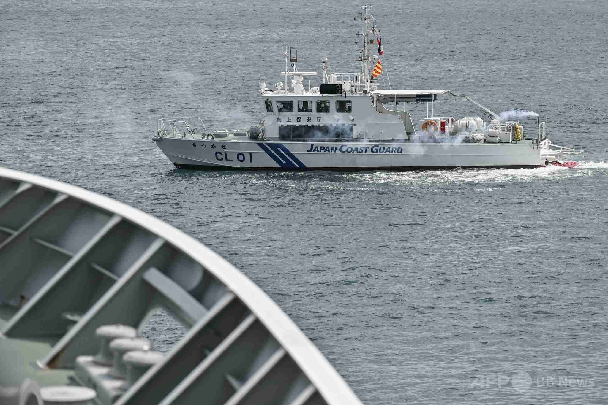 尖閣諸島周辺の領海に中国船2隻侵入 海上保安庁、退去させたと発表（ＡＦＰ＝時事） - Yahoo!ニュース