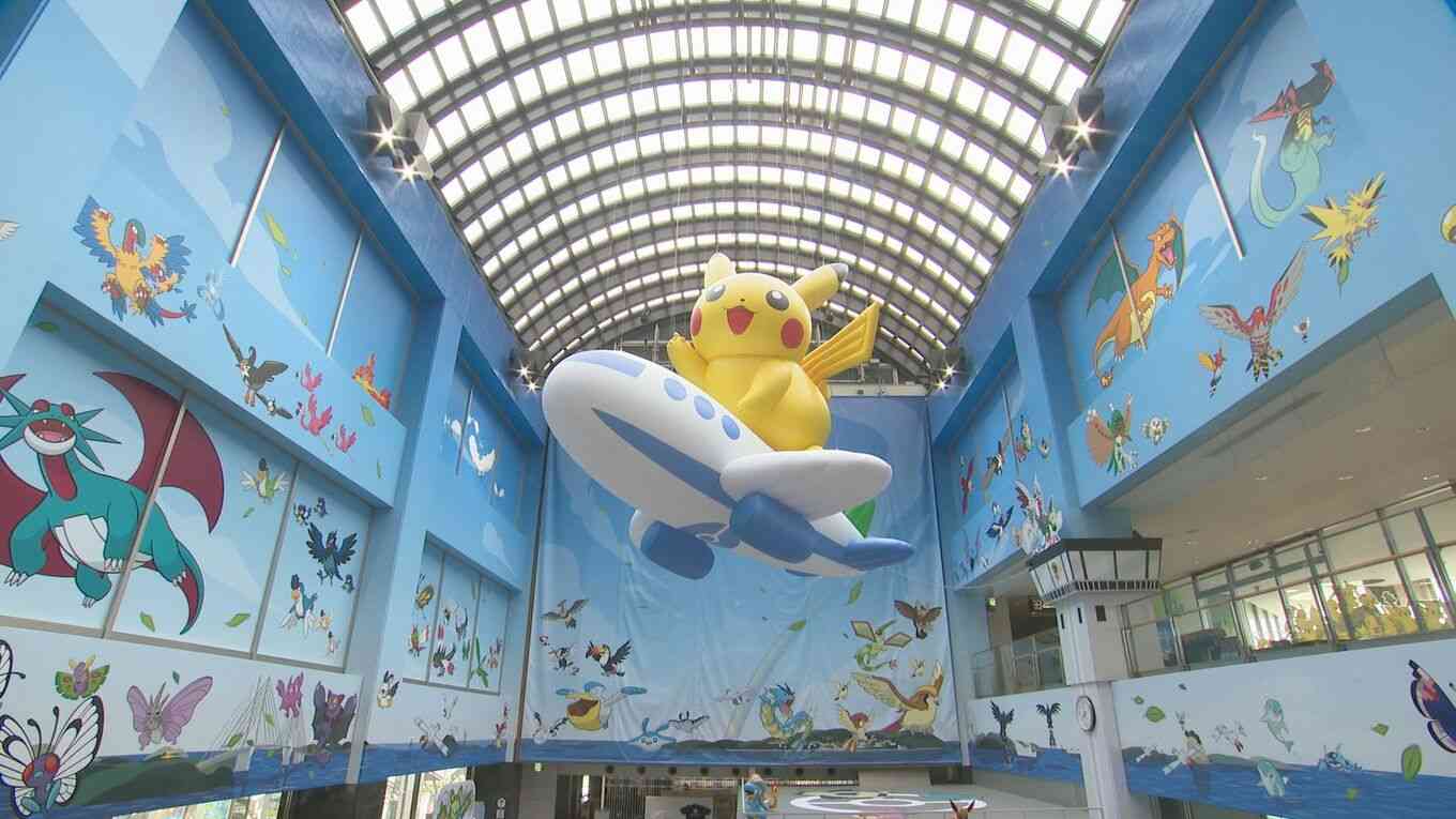 世界初「ポケモン空港」が能登に誕生!“ひこうタイプ”111種類が空港内を装飾