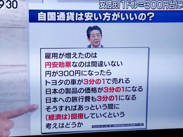 円安日本は