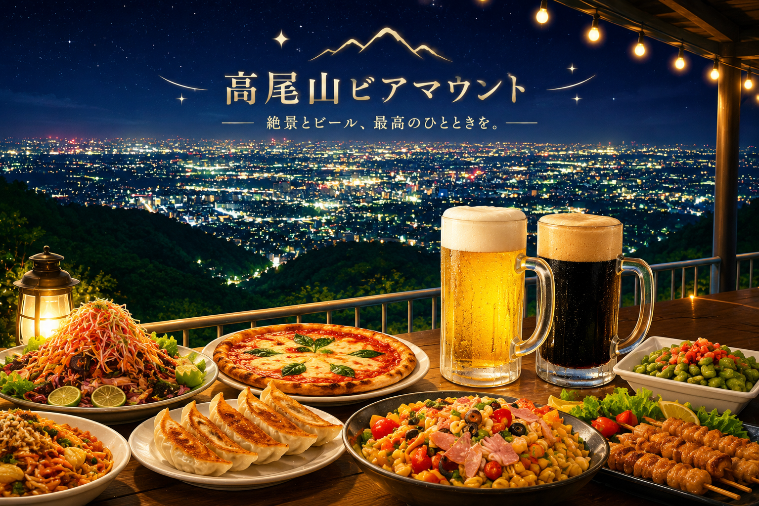 地元の素敵なビアガーデン教えて