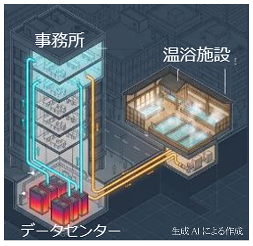 データセンター廃熱活用の先進技術開発・実証を開始|7月|都庁総合ホームページ