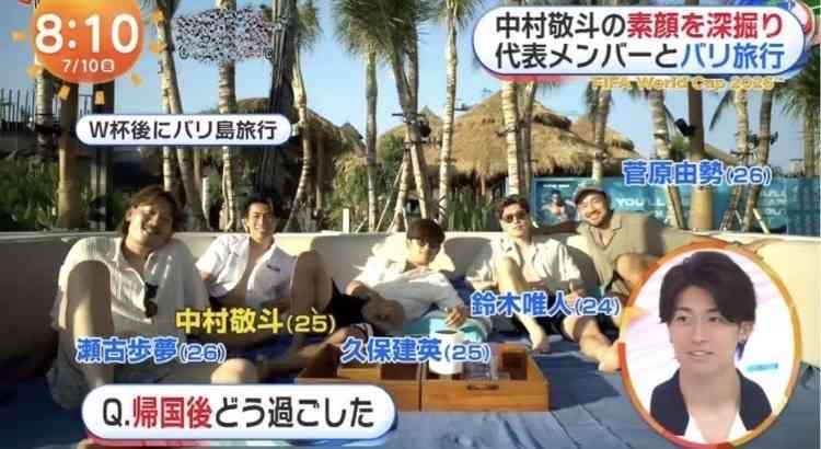 《背中に大きな日本語タトゥー》サッカー日本代表・中村敬斗と“匂わせ”騒動のイタリア人モデルを結ぶ“共通点”「エージェンシーに人生を台無しにされた」深刻な闘病生活も告白