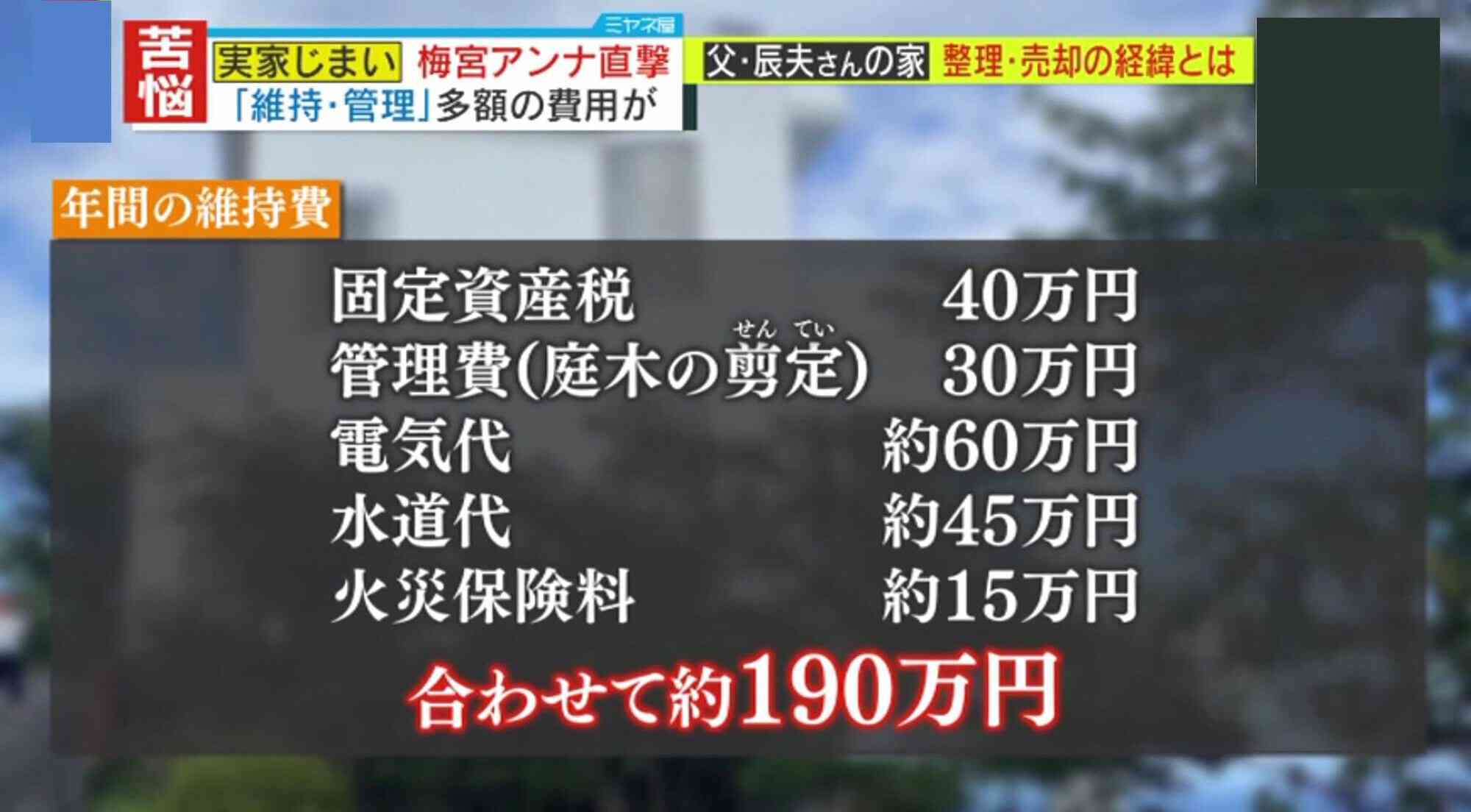 梅宮アンナ　父・辰夫さんから超豪邸を相続→「私の財力では維持できなかった」相続税や維持費を赤裸々告白