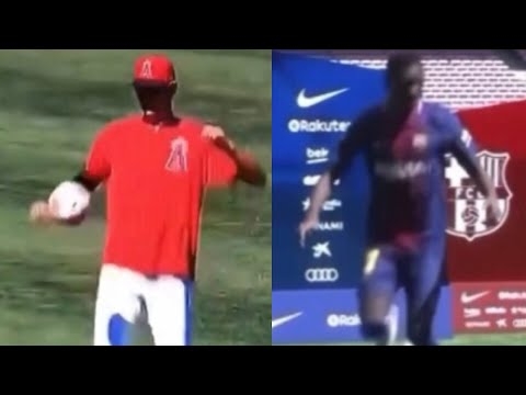 デンベレよりリフティングが上手い大谷翔平