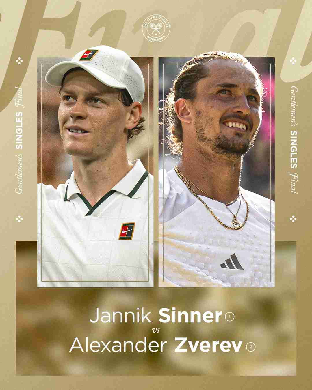 【実況・感想】ウィンブルドン2026🎾男子シングルス決勝 ヤニック・シナー vs アレクサンダー・ズベレフ【テニス】