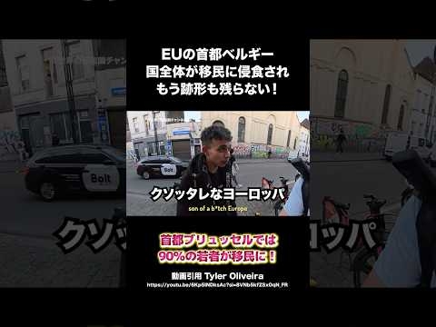 EUの首都ベルギー、国全体が移民に侵食され跡形も残らない！ #ベルギー #移民 #歴史 #shorts