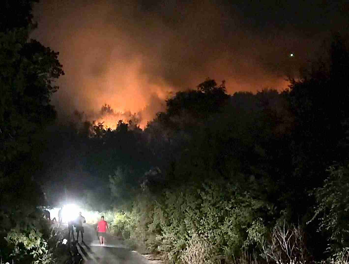 バルカン半島でも熱波で山火事　モンテネグロ最南端の町脅かす（AP通信） - Yahoo!ニュース
