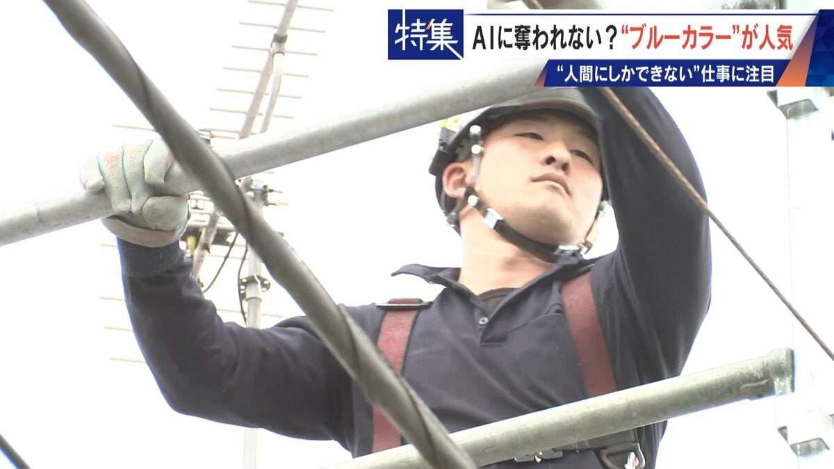 17年で日当約4倍 今や年収1000万円超も… ｢とび職｣ AIに“仕事を奪われない”ブルーカラーが人気 | TBS NEWS DIG (1ページ)