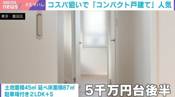 「家が狭いから」少子化の背景に住宅事情…都内5000万円台“コンパクト戸建て”にファミリー層殺到のワケ 教育×地価の関係を慶大教授が解説