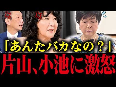 【小池百合子】片山さつきが小池のアホ政策を公開処刑！小池震え上がる...【小池都知事 さとうさおり 都議会 カイロ大学】