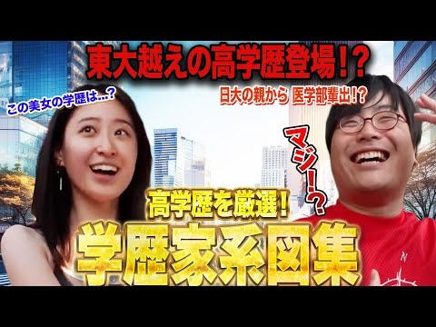 【高学歴を厳選！】学歴家系図集Part.3【wakatte. TV切り抜き】