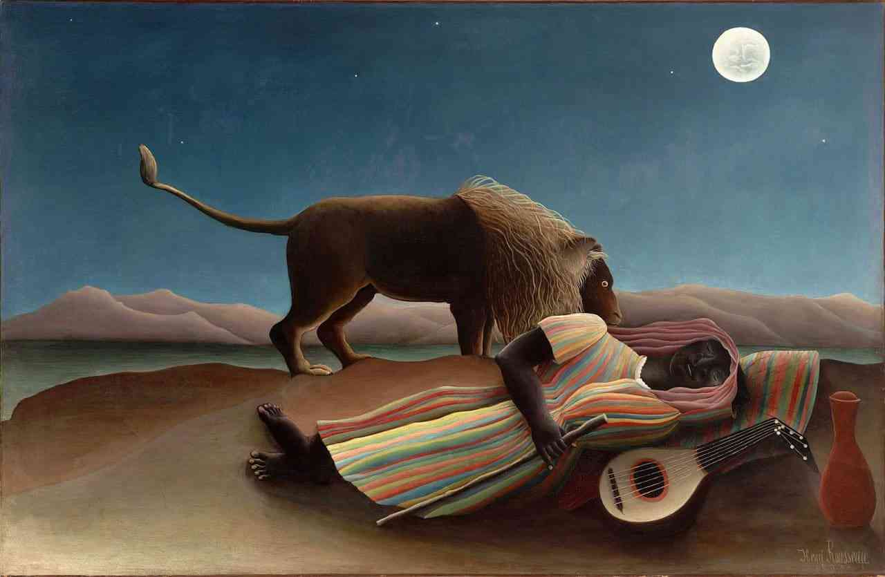 絵画の動物を貼るトピ