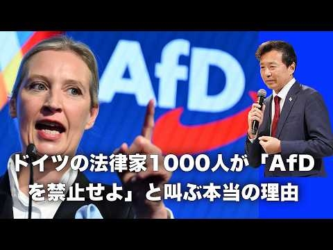 【及川幸久】ドイツの法律家1000人が「AfDを禁止せよ」と叫ぶ本当の理由