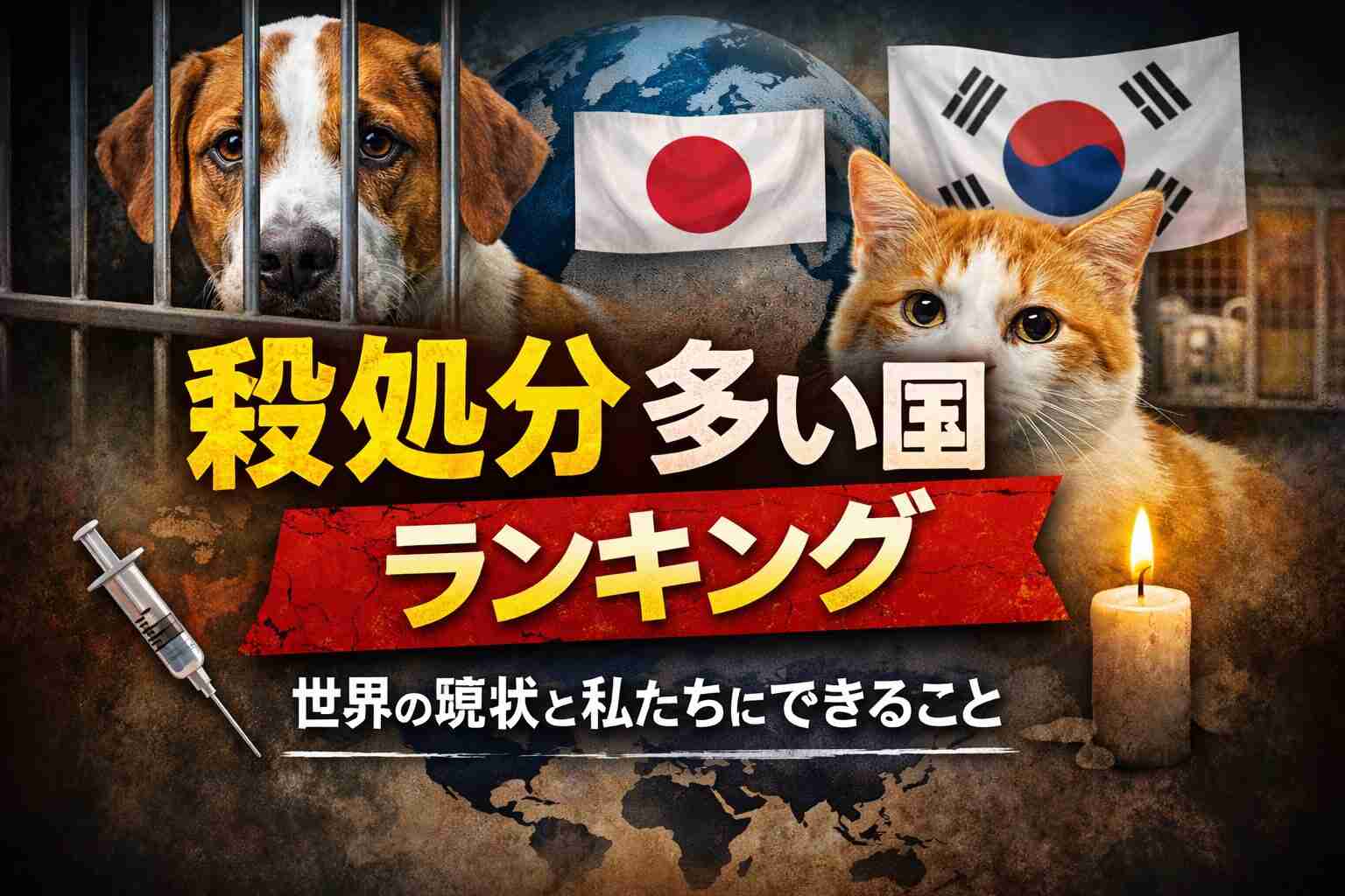 殺処分が多い国ランキング【2024年最新】日本の現状と世界との比較を徹底解説 | 猫スペースきぶん屋