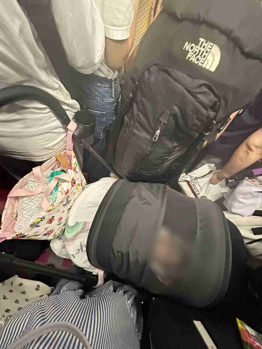 「何かあってからじゃ遅い」混雑時の山手線でベビーカーに子供を乗せていたら、人の乗り降りの度にベビーカーが揉みくちゃになっていたところを親切な男性に助けられた…との投稿が物議に