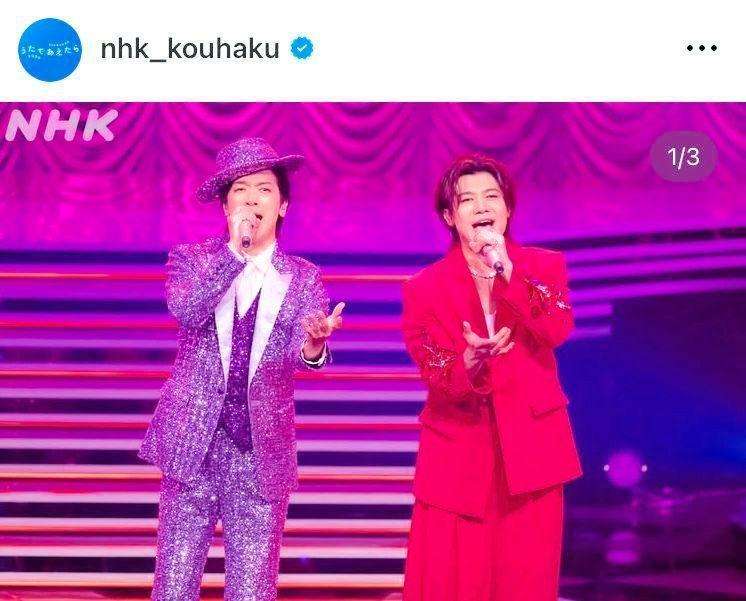 北川景子&DAIGOの夫婦2ショに「結婚会見以来の貴重な夫婦共演」二宮和也も興奮→二人は否定w→歌唱直前「北川さん、綺麗ですね」NHK特番で
