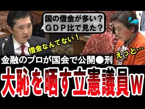 【立憲が恥を晒すｗ】金融のプロの会田卓司を前に大恥を晒す立憲民主党の高木真理【手軽に国会中継】