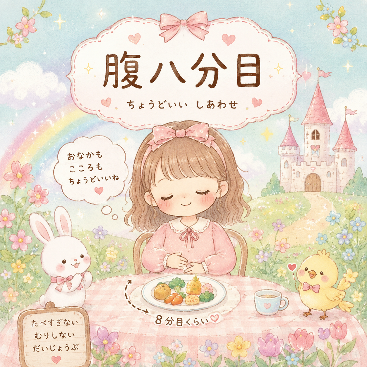 腹八分目ができない